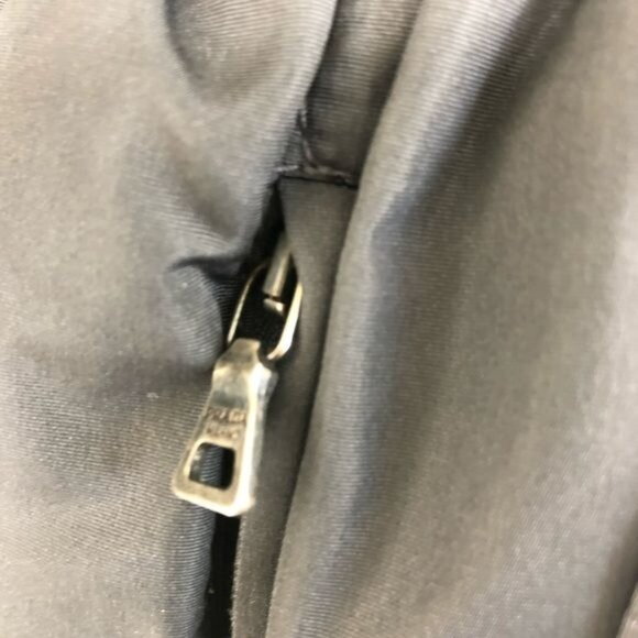 PRADA Down Puffer Belted Coat Raccoon Fur Hood Jacket - Picture 14 of 16